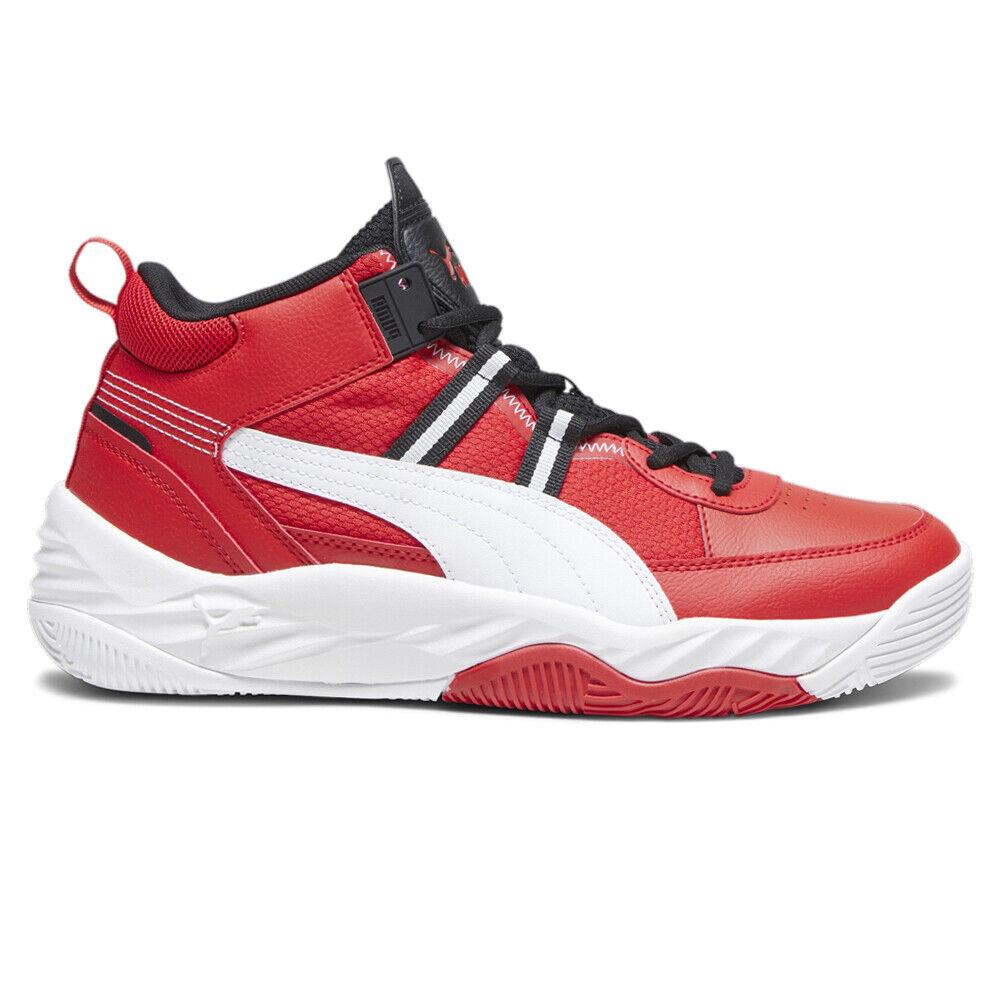 Puma Rebound Future Nextgen Lace Up Mens Red Sneakers Casual Shoes 39232905 - Red