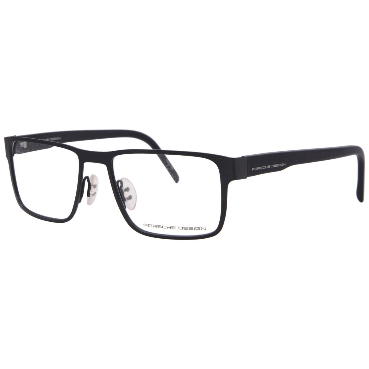 Porsche Design P8292-A Eyeglasses Men`s Black Full Rim Square Shape 54mm