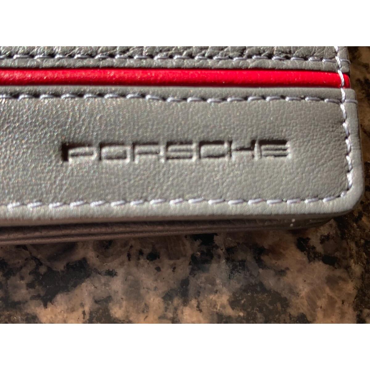 Porsche Design Men`s Leather Pcna Grey Heritage Wallet/billfold