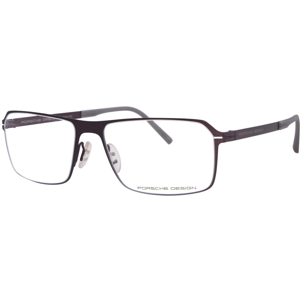 Porsche Design Mens Eyeglasses P`8255 P8255 D Plum Full Rim Optical Frame 57MM