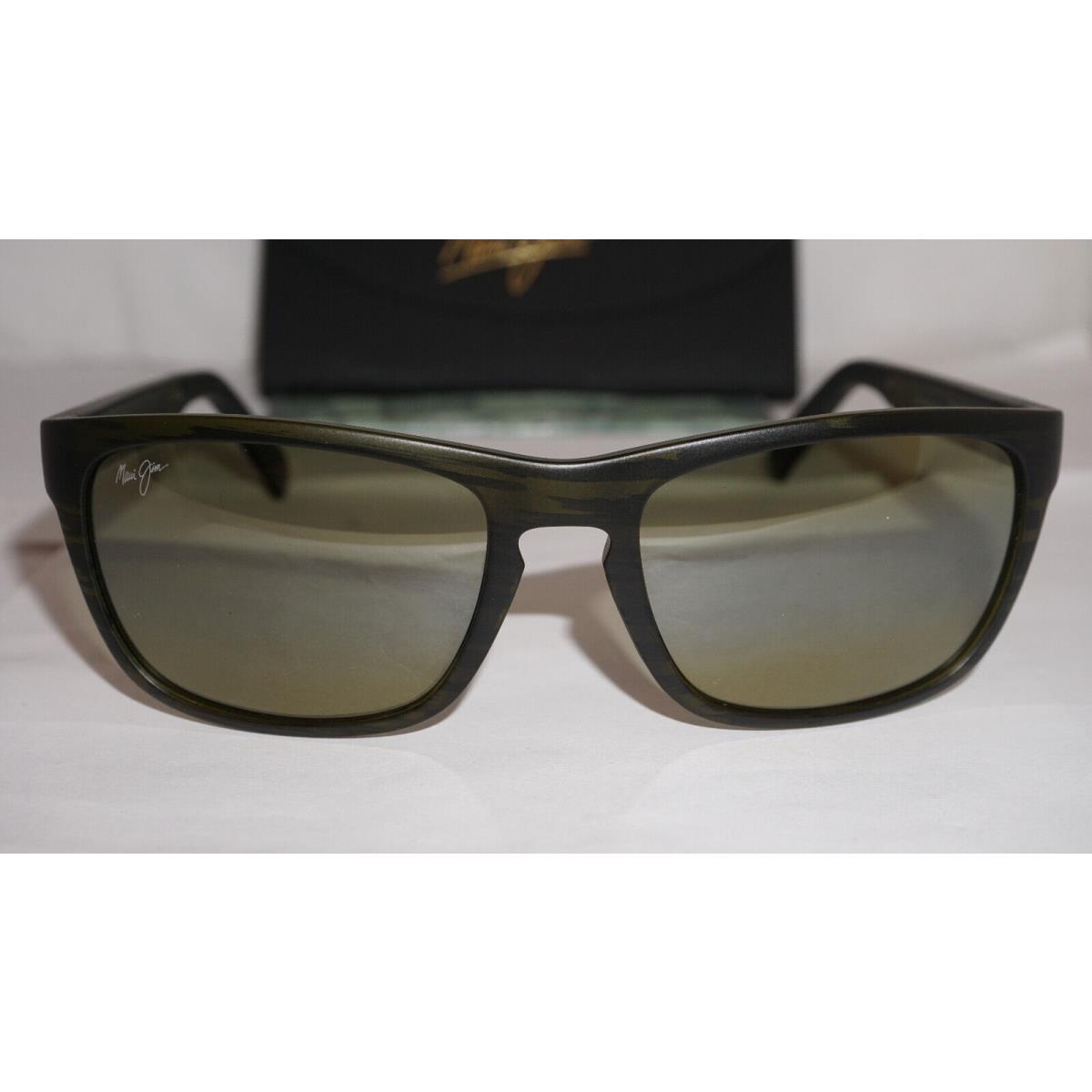 Maui Jim Sunglasses South Swell Stg-bg Wooden Green MJ755-15M 58 18 135