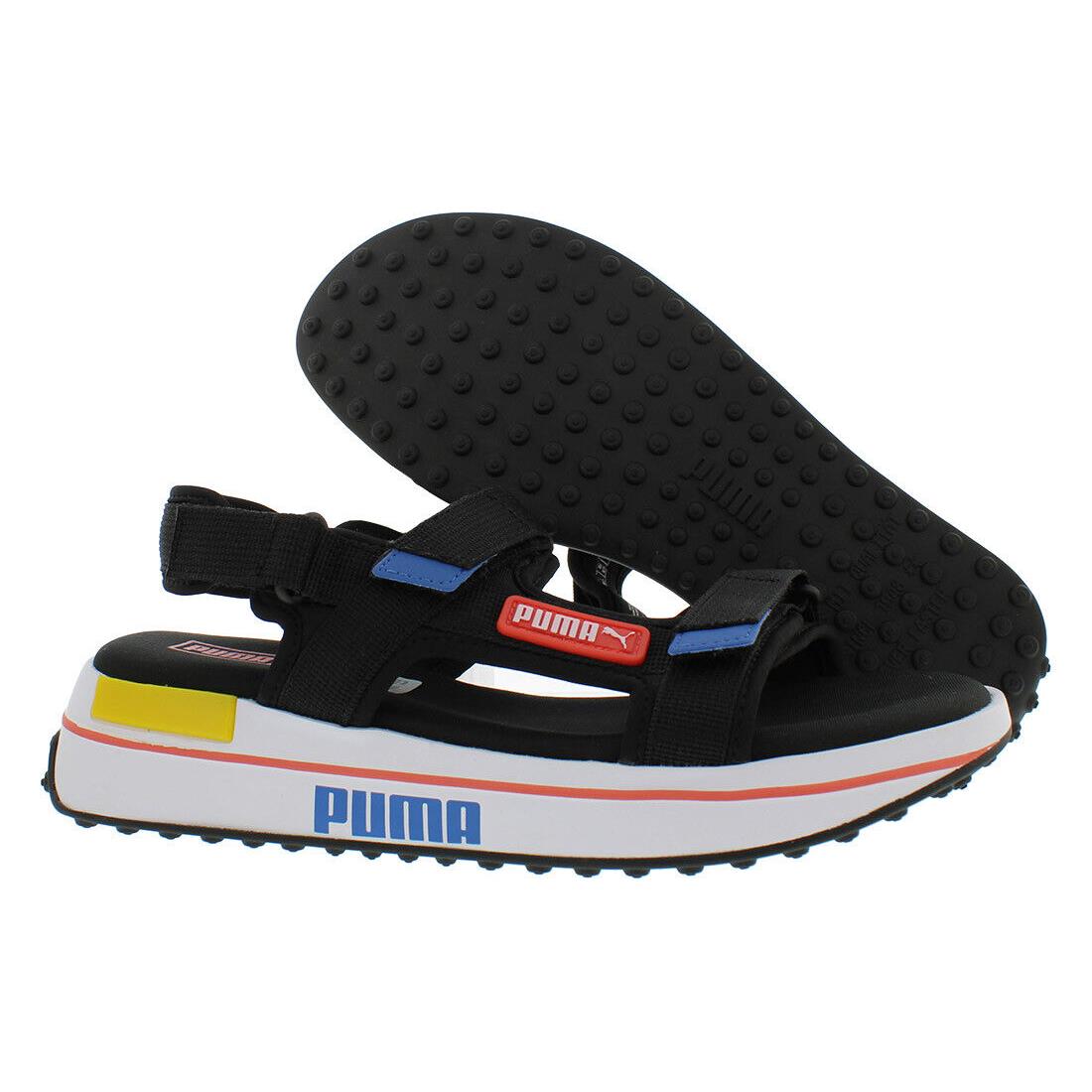 Puma Future Rider Sandal Mens Shoes Size 6 Color: Black - Black, Main: Black