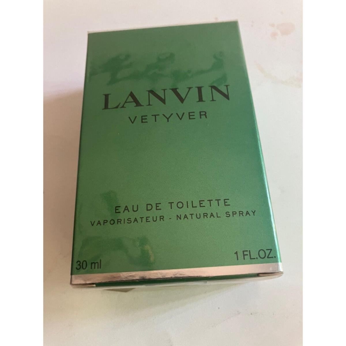 Vetyver by Lanvin 1oz Edt Spray For Men Rare