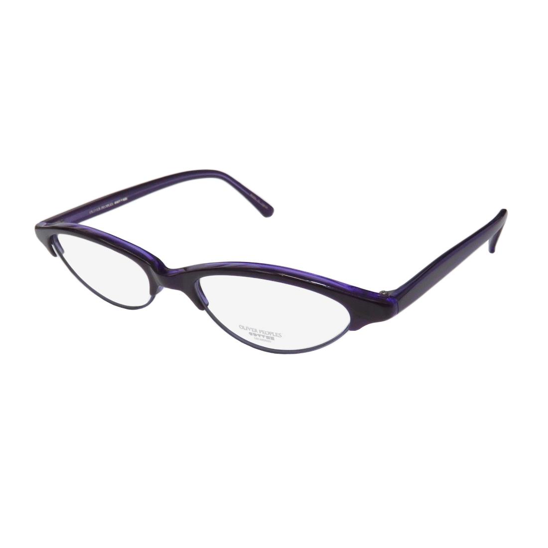 Oliver Peoples OP-609 Beautiful Classy Sleek Cat Eyes Eyeglass Frame/glasses