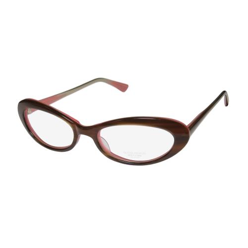 Oliver Peoples Dexi Elegant Cat Eyes Eyeglass Frame/glasses/eyewear IN Style Brown / Rose