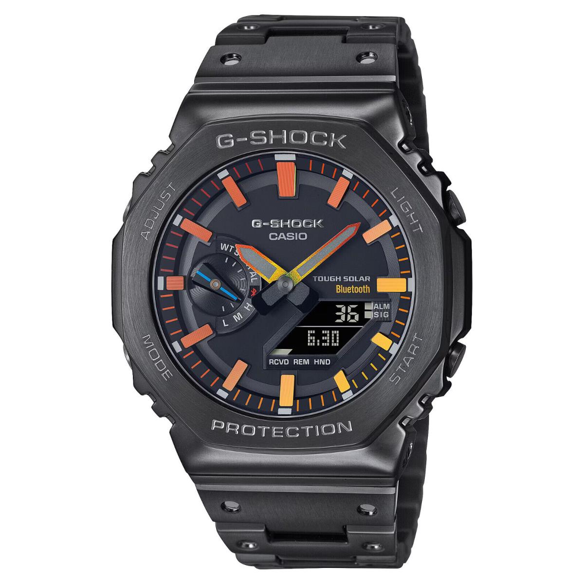 Casio G-shock Polychromatic Rainbow Black Solar Bluetooth 2100 Casioak GMB2100BP