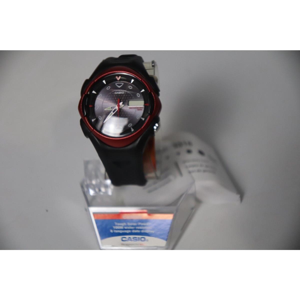 Casio Tough Solar Mens Watch 3318 MDA-S11H Red