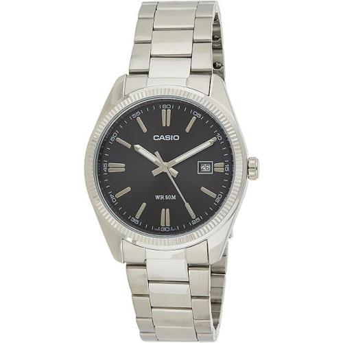 Casio MTP-1302D-1A1VDF Men Analog Stainless Steel Watch