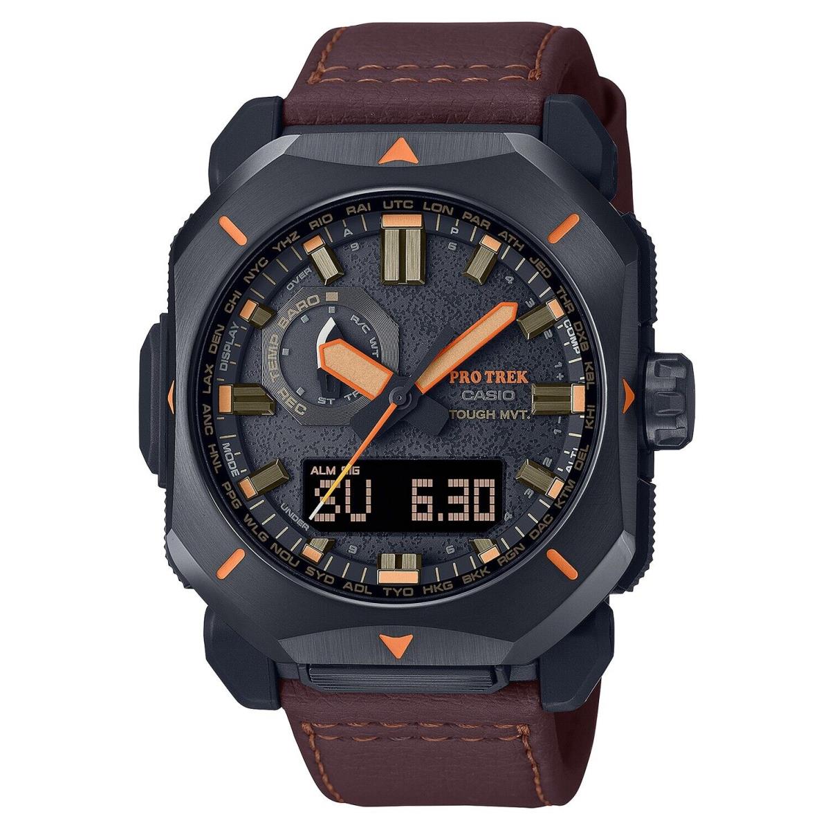 G-shock PRW6900YL5 Casio Pro Trek Black/brown Size 145-215mm Features Digital Co