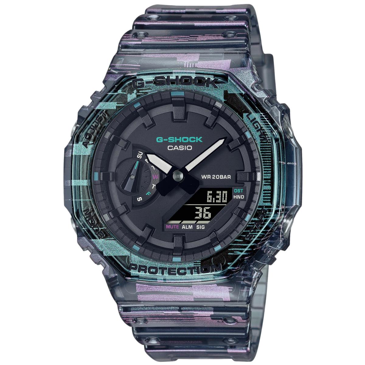 Casio G-shock G-carbon Casioak - Digital Glitch - GA2100NN-1A