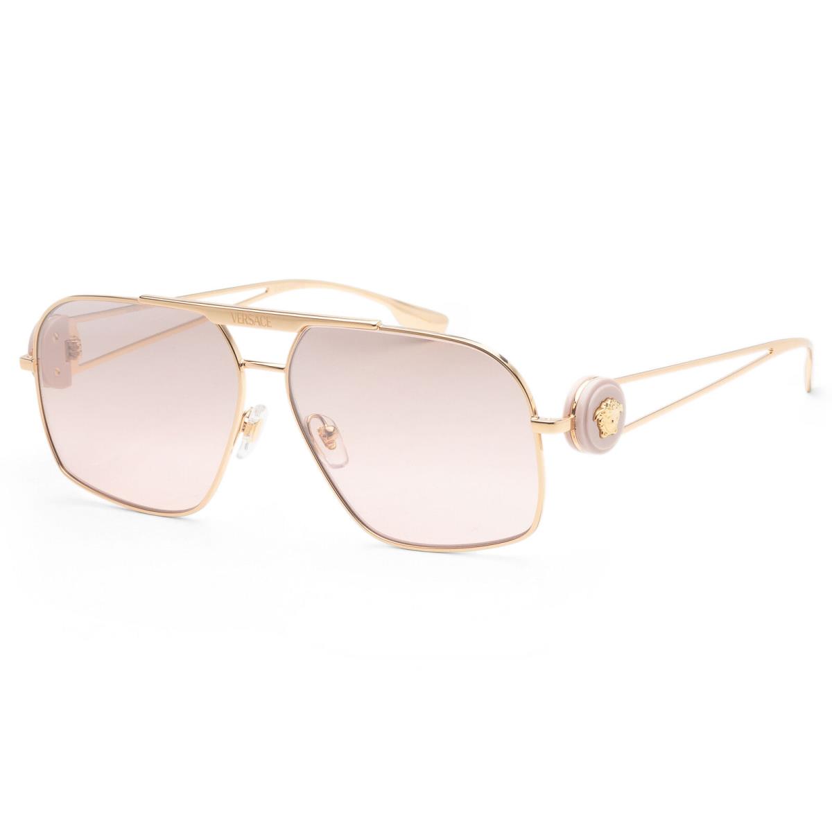 Versace Men`s 62mm Gold Sunglasses VE2269-10027E-62