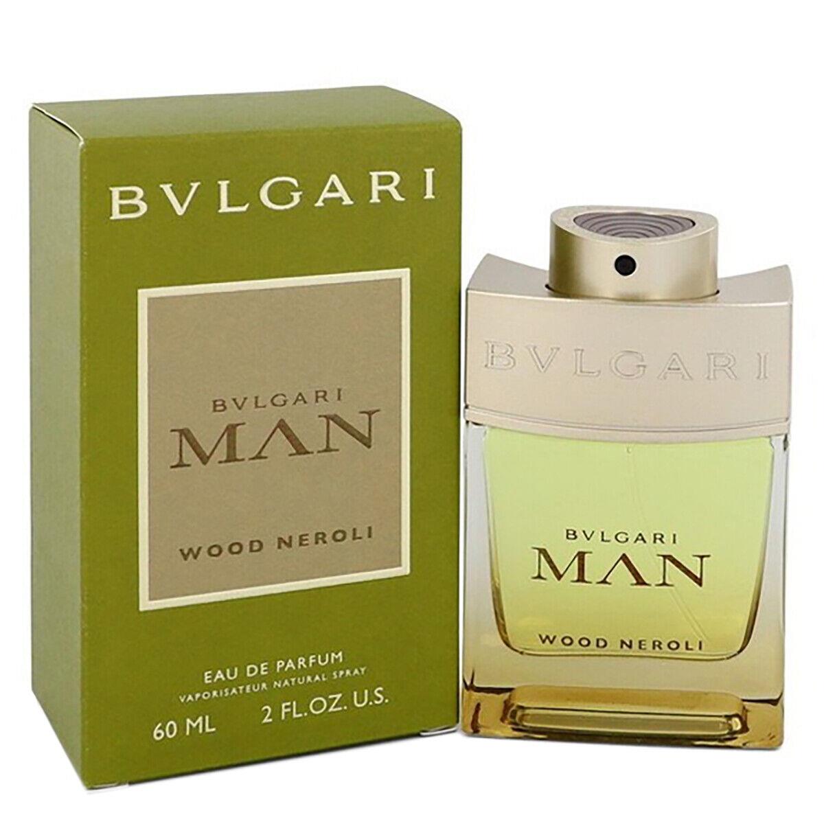 Bvlgari Men`s Wood Neroli Edp Spray 2 oz 60 ml