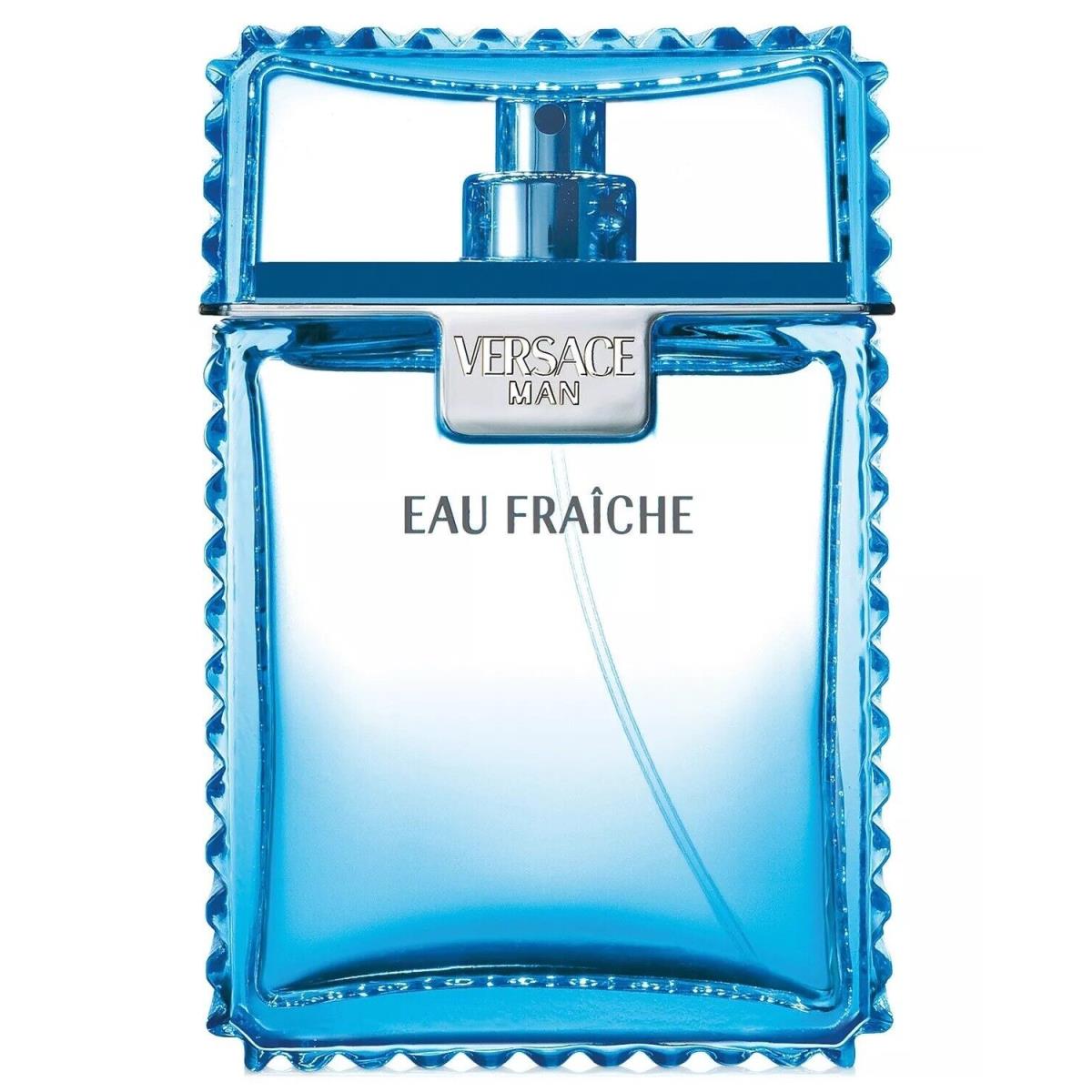 Versace Man Eau Fraiche Eau de Toilette For Men 3.4 Oz / 100ml