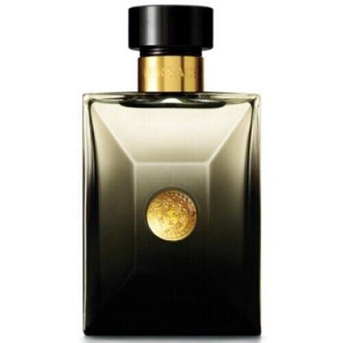 Versace Pour Homme Oud Noir by Versace For Men Eau de Parfum Spray 3.4 oz