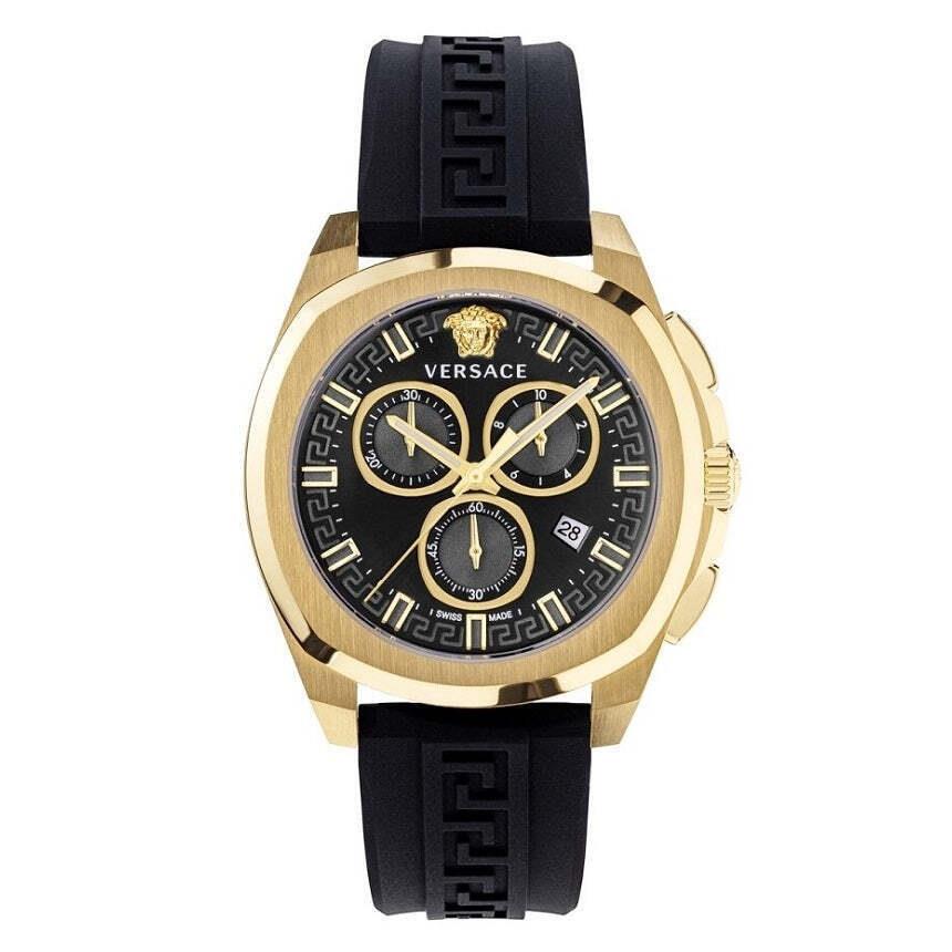 Versace Men`s Geo 43mm Quartz Chronograph VE7CA0423