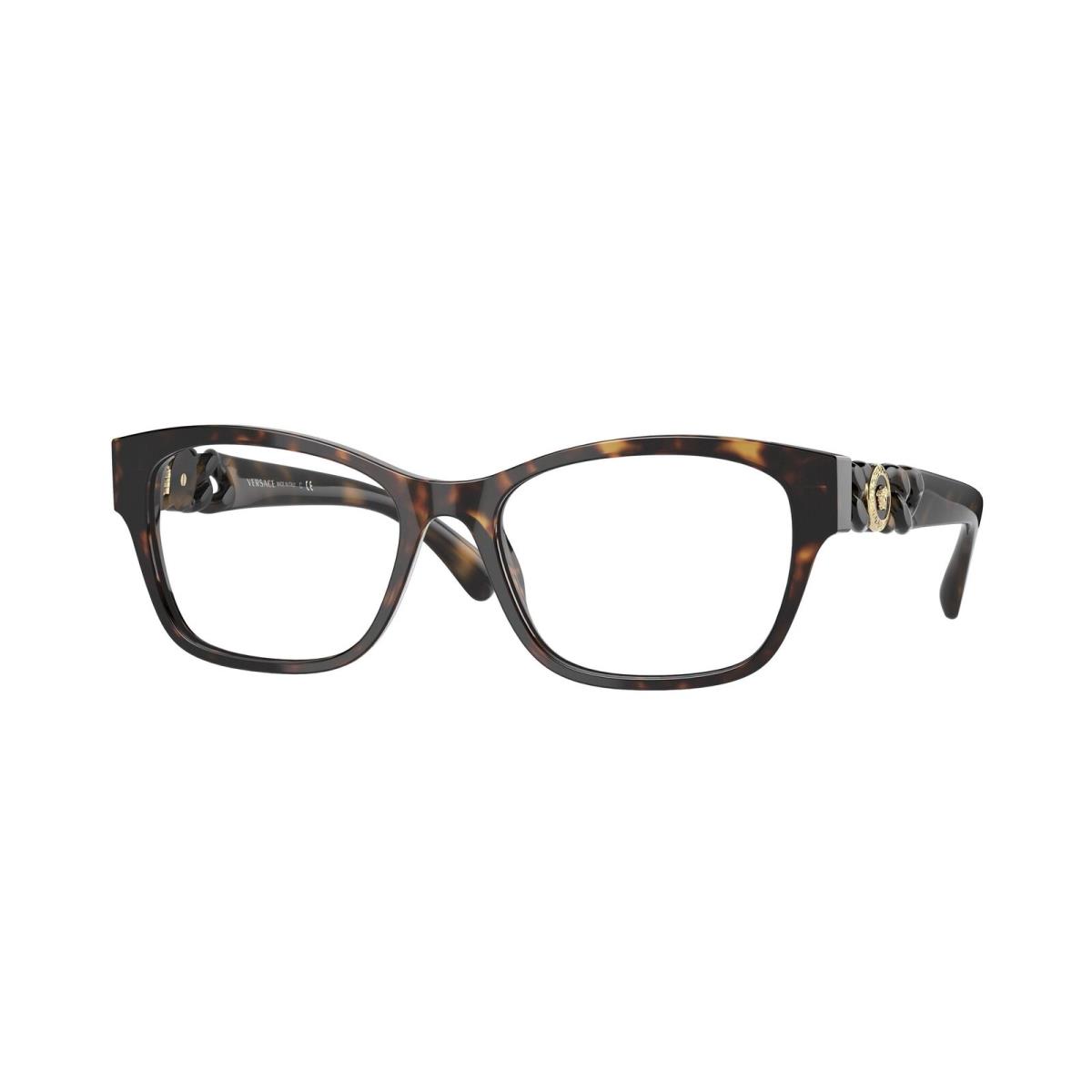 Versace 3306 Eyeglasses 108 Havana