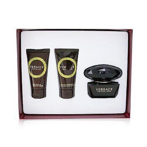 Versace Crystal Noir Coffret with Shower Gel