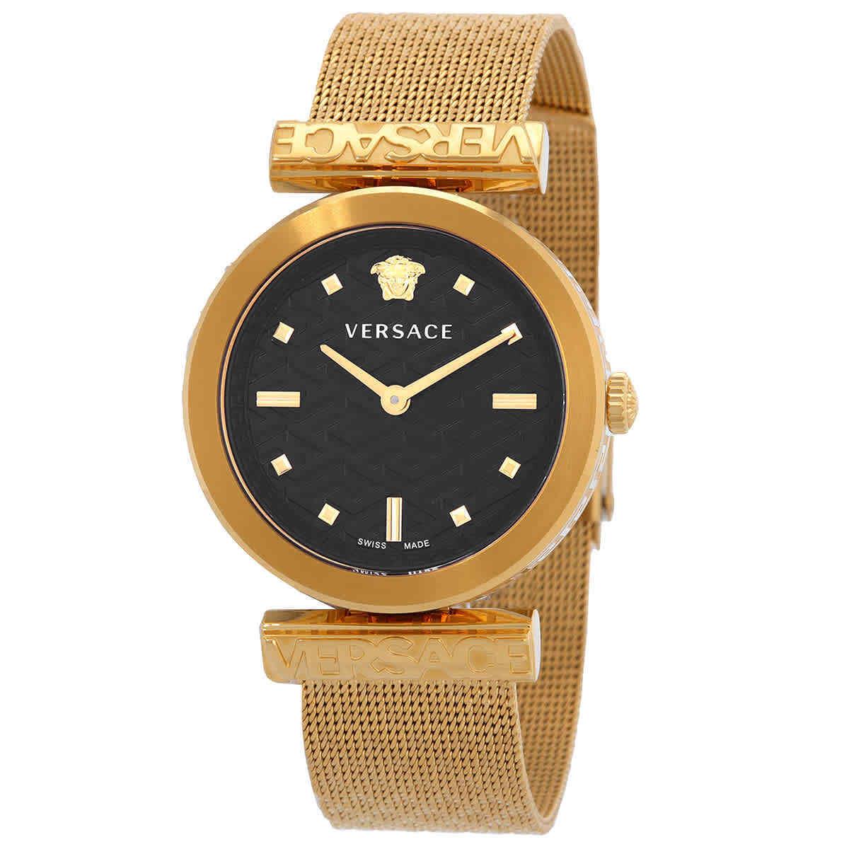 Versace Regalia Quartz Black Dial Ladies Watch VE6J00723