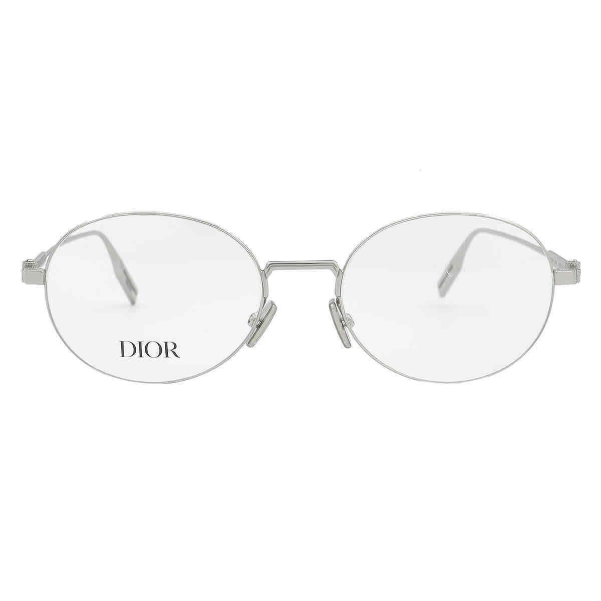 Dior Demo Round Men`s Eyeglasses DM50034U 016 52 DM50034U 016 52