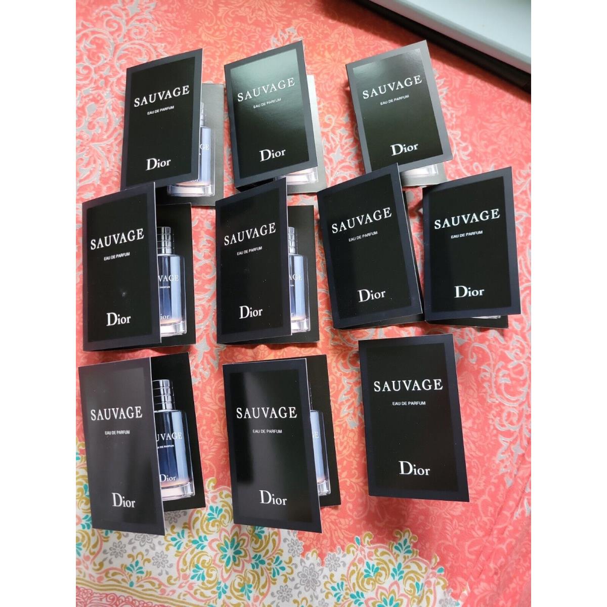 10X Dior Sauvage Eau DE Parfum .03oz/1ml Carded Samples