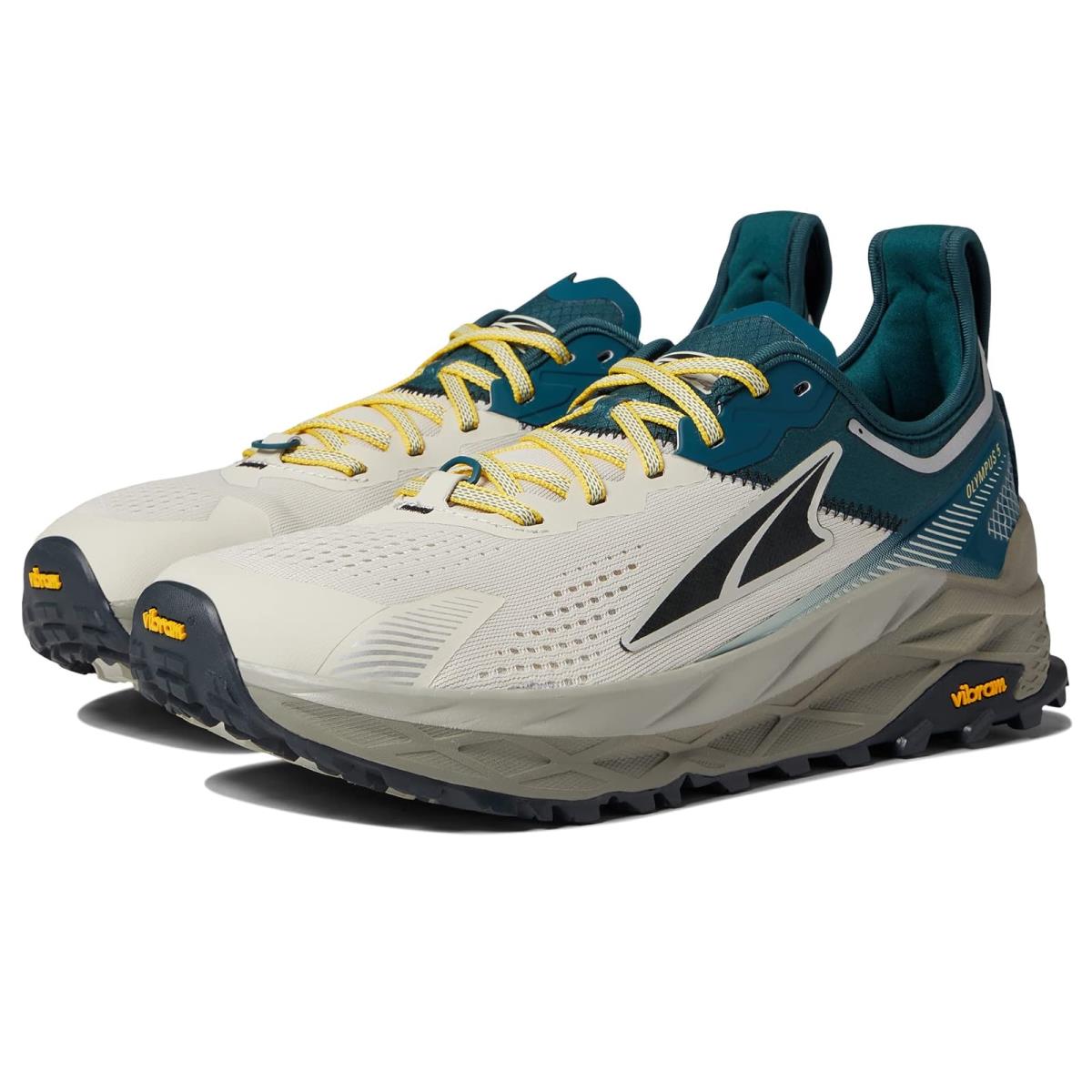 Man`s Sneakers Athletic Shoes Altra Olympus 5 Gray/Teal