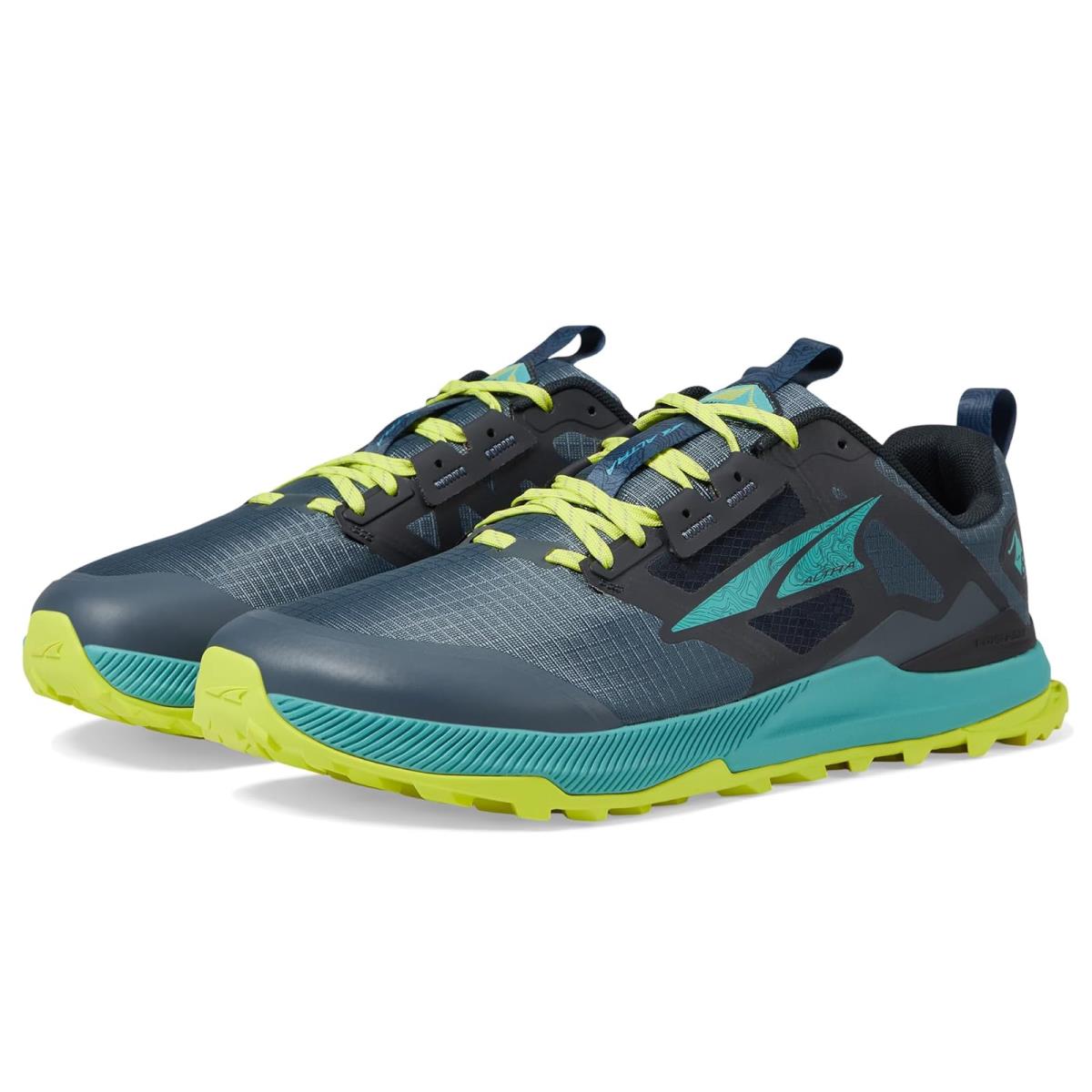 Man`s Sneakers Athletic Shoes Altra Lone Peak 8 - Black/Green