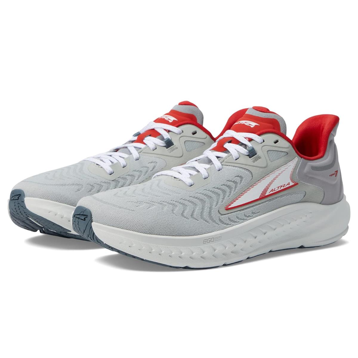 Man`s Sneakers Athletic Shoes Altra Torin 7 Gray/Red