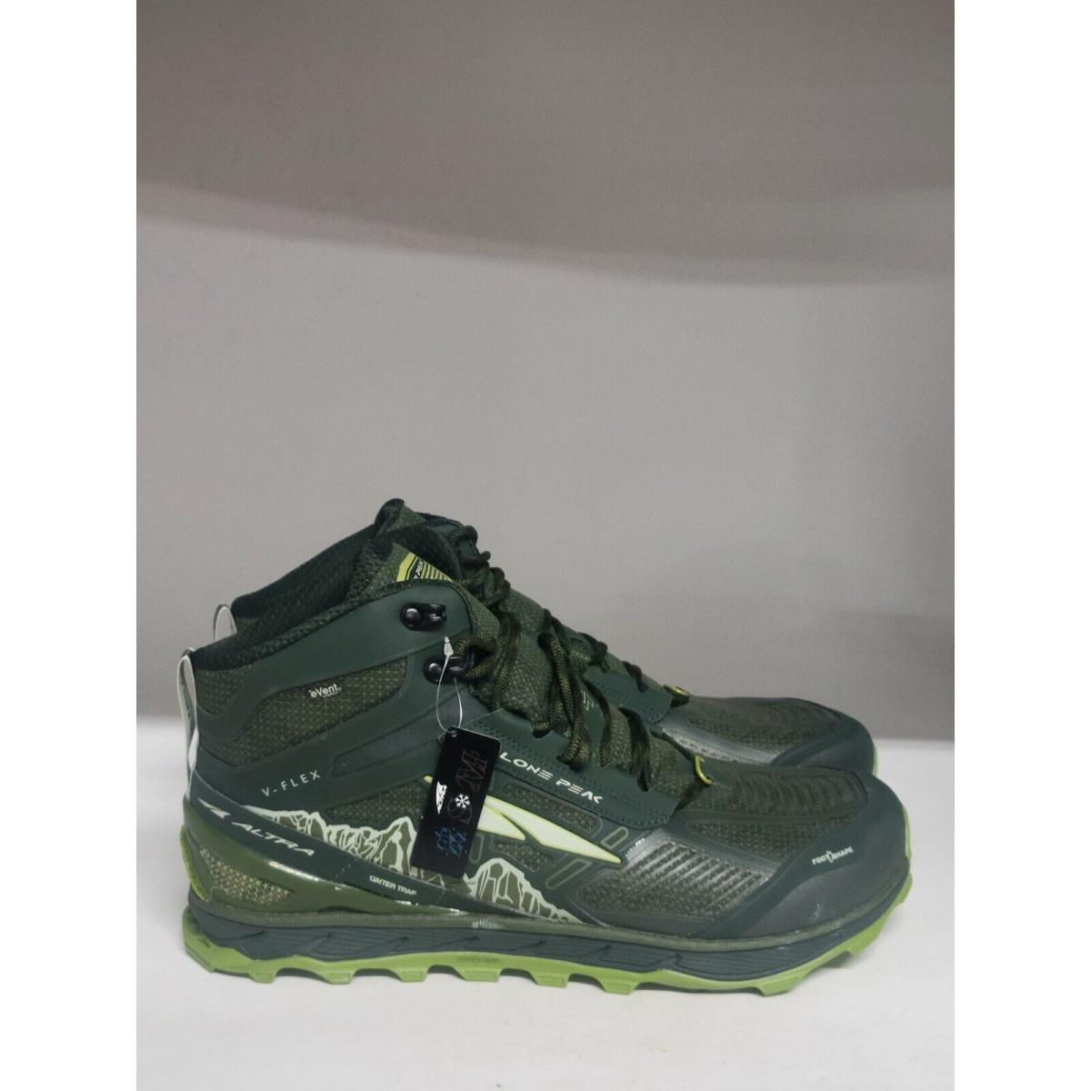 Altra Lone Peak 4 Mid Rsm Deep Forest Mens Size 12.5M