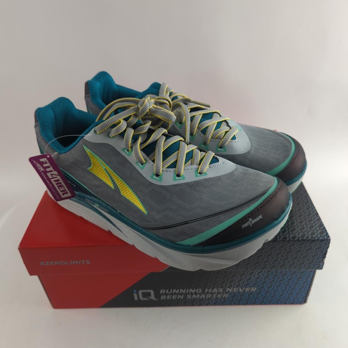 Altra Torin IQ Road Running Shoes Womens 7.5 Zero Drop Sneakers Training Teal