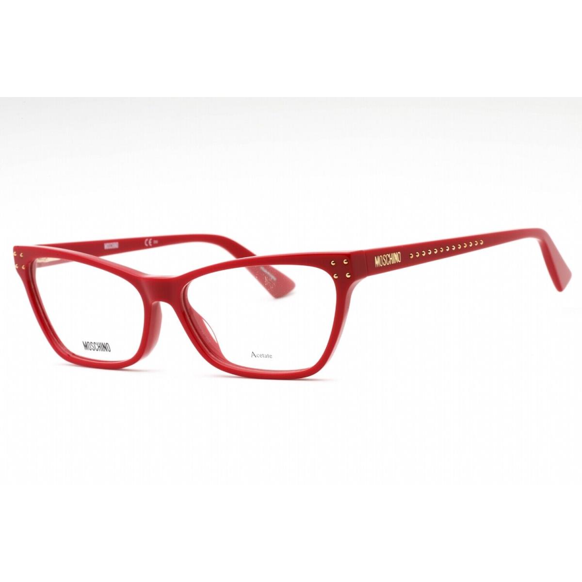 Moschino MOS581-C9A-54 Eyeglasses Size 54mm 15mm 140mm Red Women