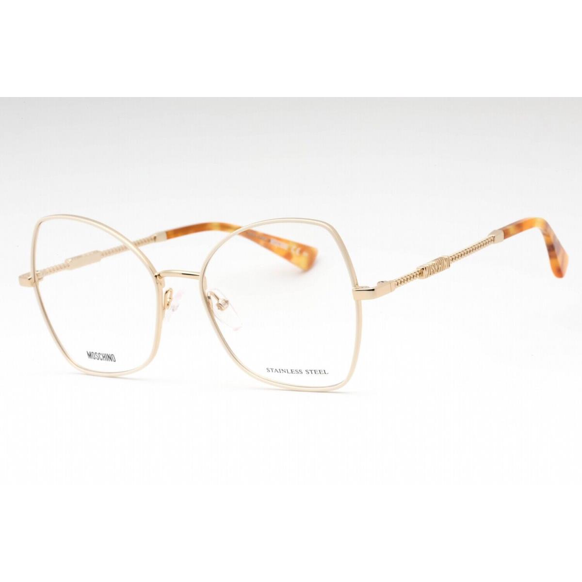 Moschino MOS600-IJS-53 Eyeglasses Size 53mm 17mm 140mm Gold Women