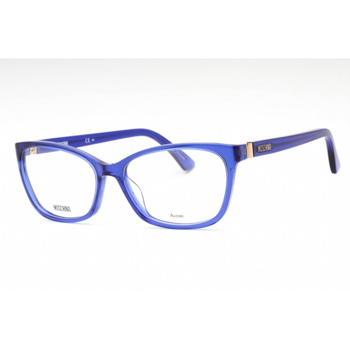 Moschino MOS558-PJP-55 Eyeglasses Size 55mm 16mm 140mm Blue Women