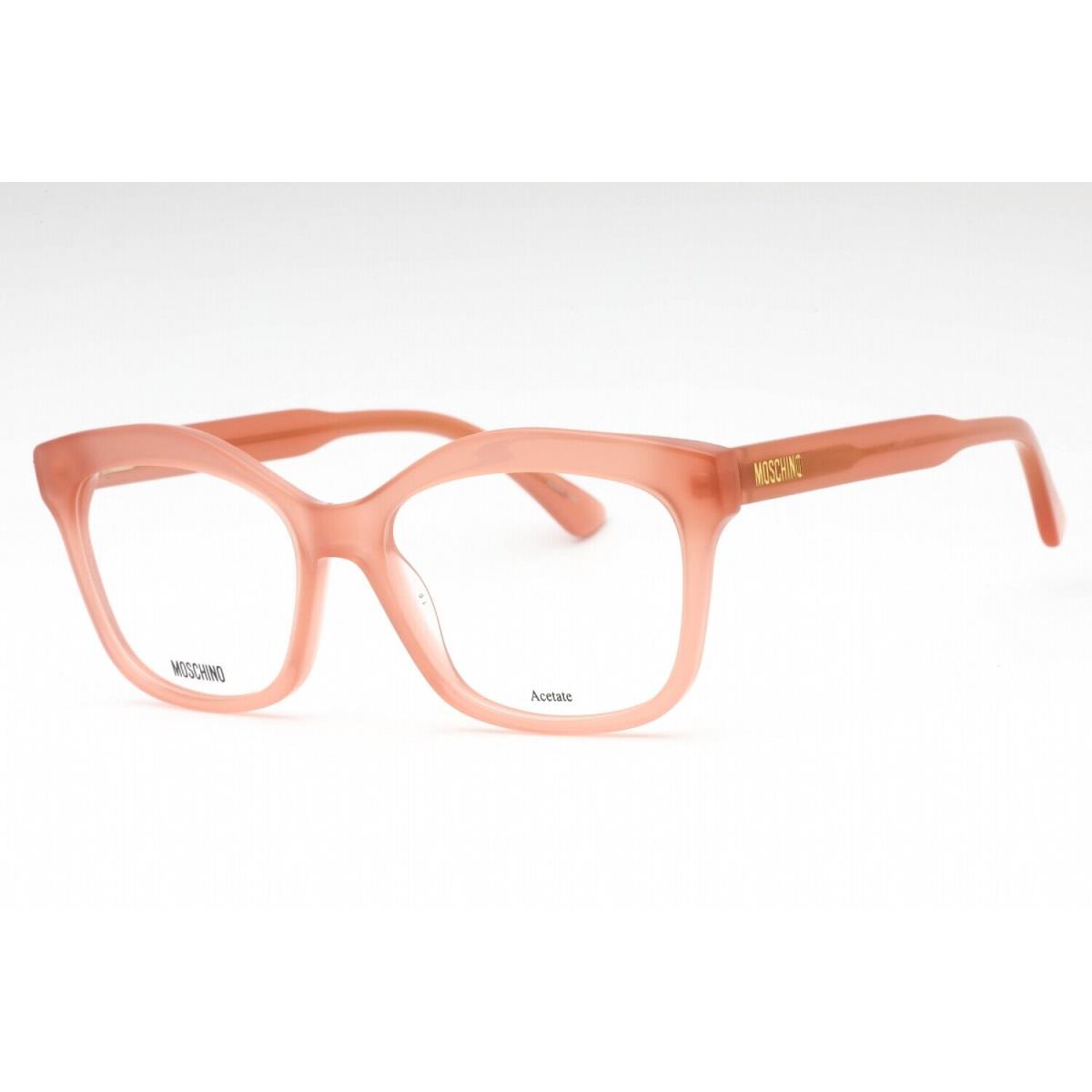 Moschino MOS606-733-53 Eyeglasses Size 53mm 16mm 140mm Peach Women