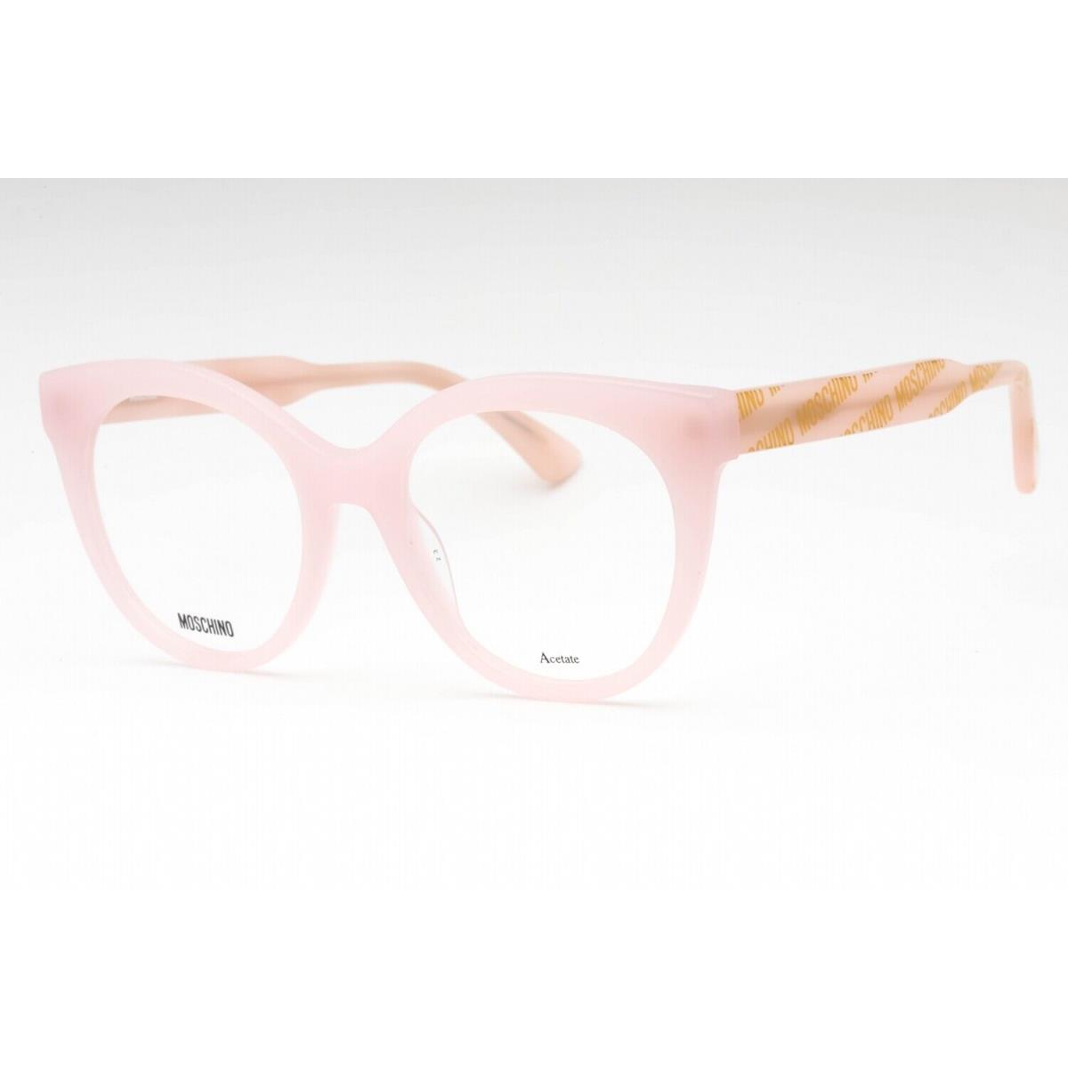 Moschino MOS613-OBL-51 Eyeglasses Size 51mm 19mm 140mm Pink Women