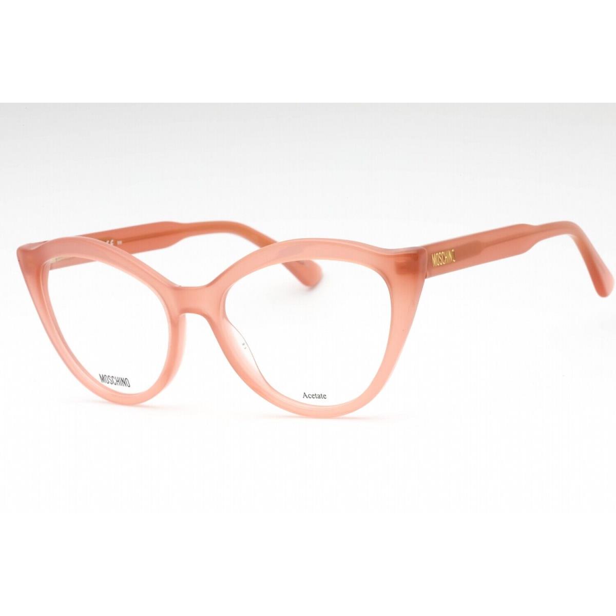 Moschino MOS607-733-53 Eyeglasses Size 53mm 17mm 140mm Peach Women