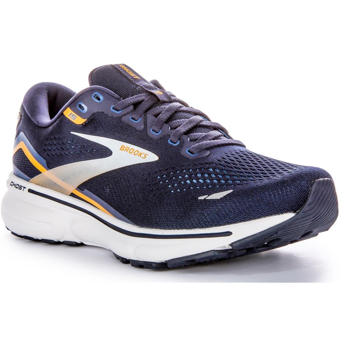 Brooks Ghost 15 Plush Cushion Neutral Running Mens Sneakers In Navy US 6 - 13 - NAVY