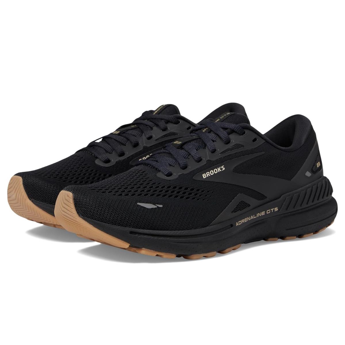 Woman`s Sneakers Athletic Shoes Brooks Adrenaline Gts 23 - Black/Cream/Biscuit