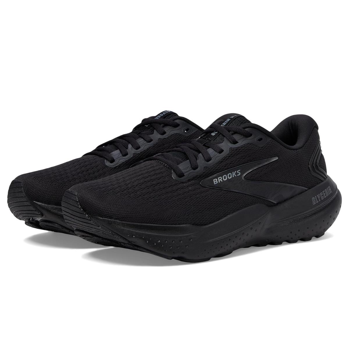 Man`s Sneakers Athletic Shoes Brooks Glycerin 21 - Black/Black/Ebony