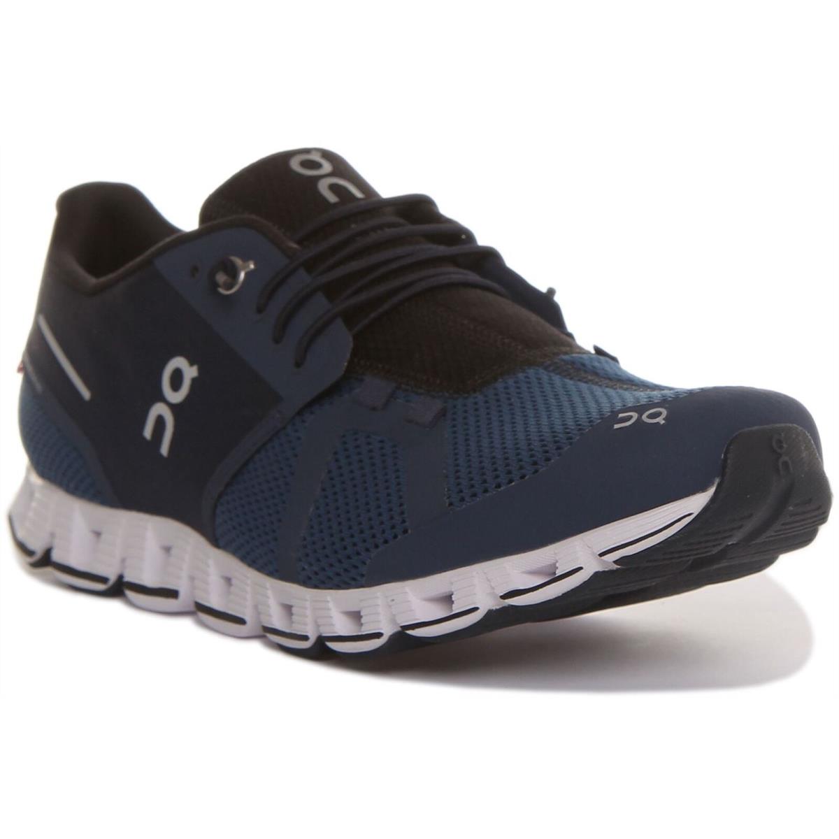 On Running The Cloud Mens Running Shoes Lace Up In Navy White UK Size 6 - 12