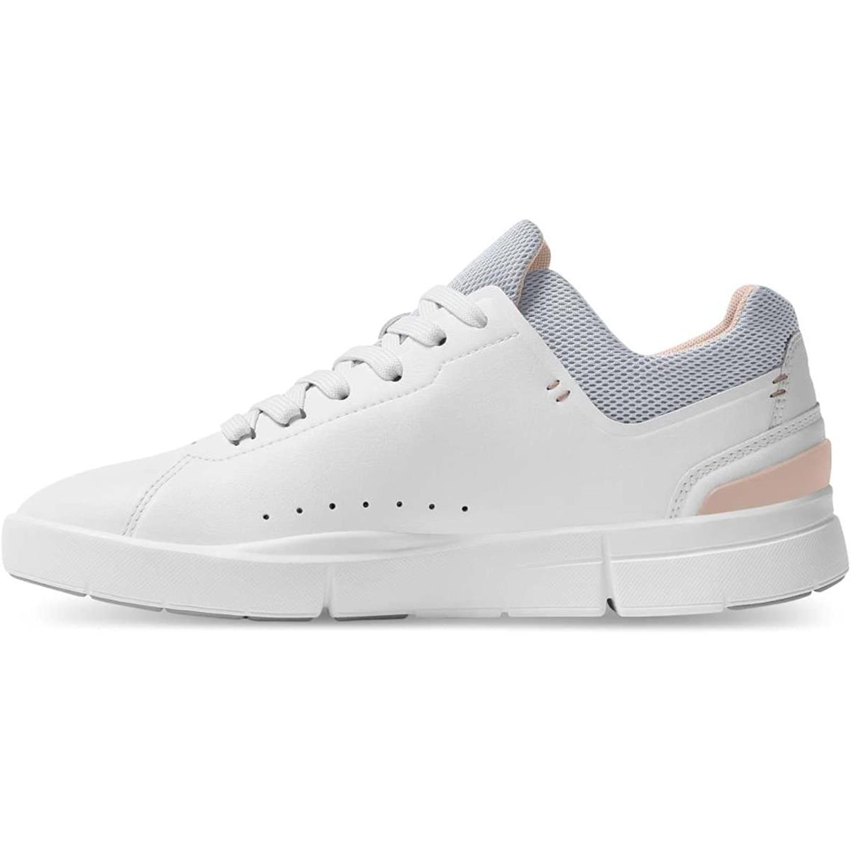 On Running Womens The Roger Advantage Tennis Shoe - White/rose - White/Rose