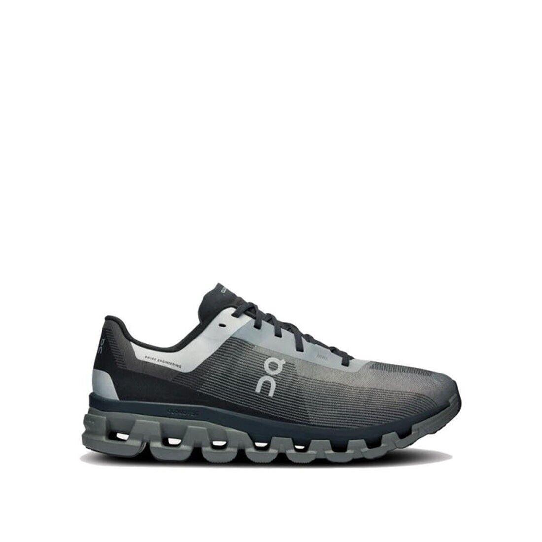 ON Running 3MD30102325 Men`s Cloudflow 4 in Pearl Black - Medium Width