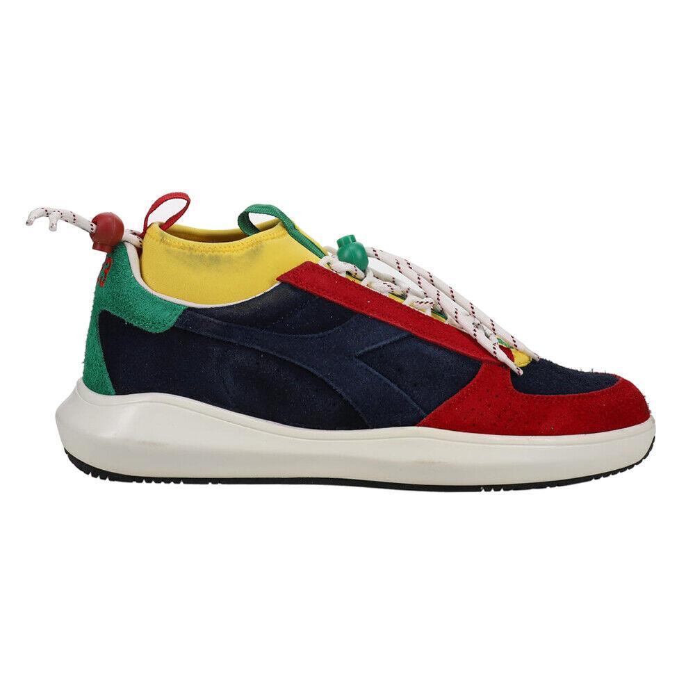 Diadora B. Elite Sailing S X Lc23 Slip On Mens Blue Multi Red Sneakers Casual