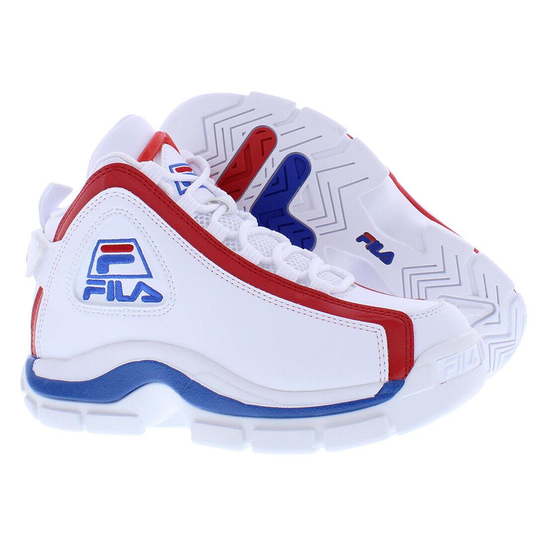 Fila Grant Hill 2 Celebrations Boys Shoes - White/Blue/Red, Main: White