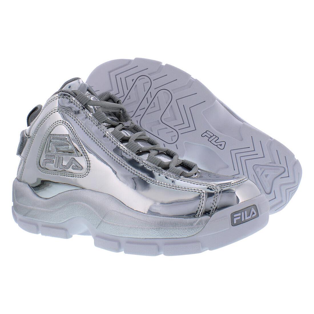 Fila Grant Hill 2 Metallic Mens Shoes - Silver Grey, Main: Metallic