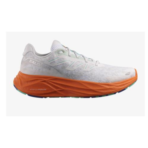 Salomon Aero Glide 2 White/cherry/electric Running Shoe Men`s US Sizes 7-14 White/Cherry/Electric Green