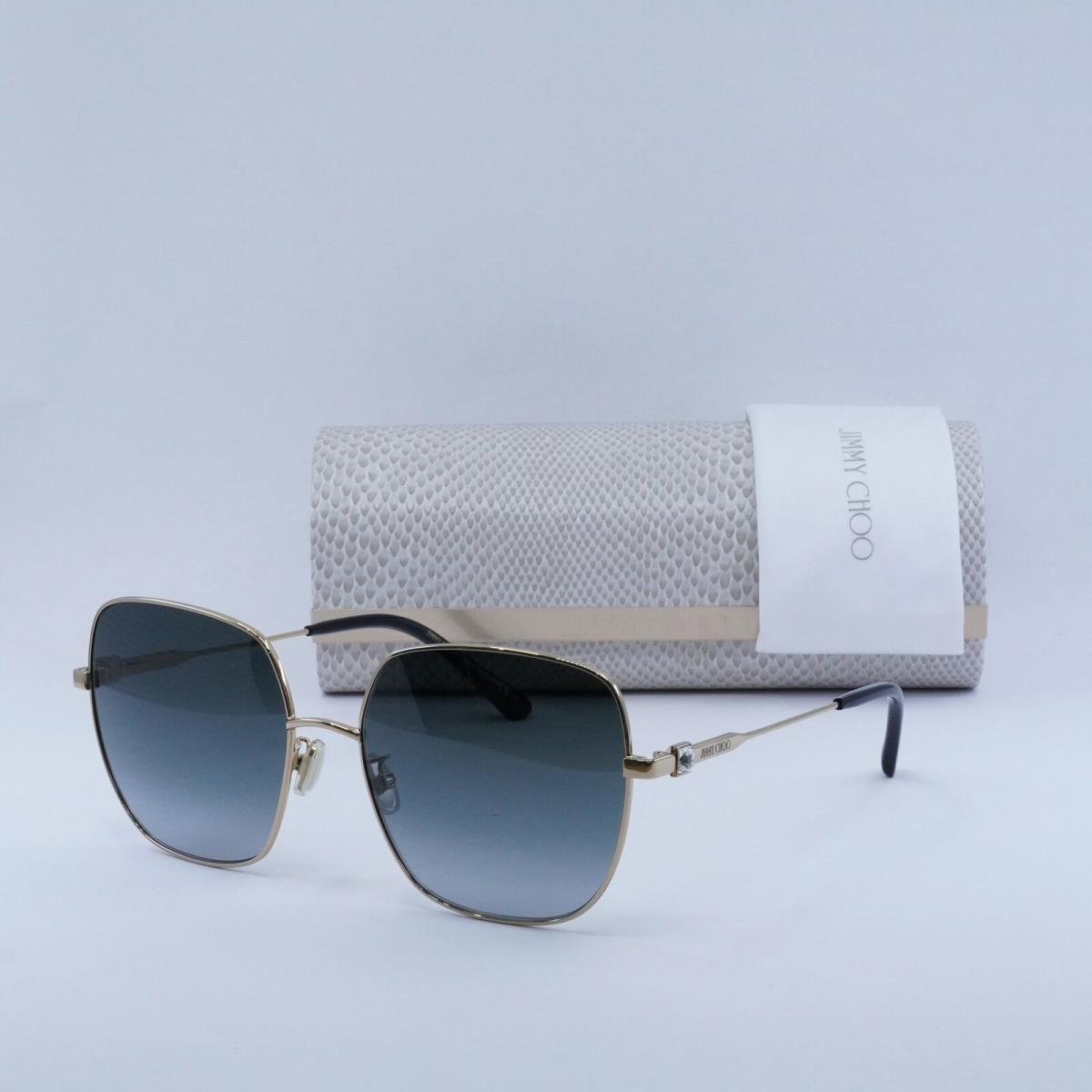 Jimmy Choo Kori/g/sk 0RHL 9O Gold/black/grey Gradient 60-18-145 Sunglasses