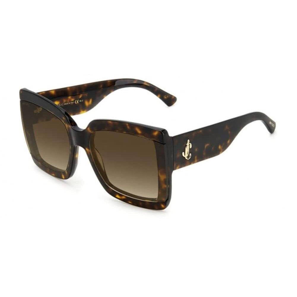 Jimmy Choo Sunglasses JC Renee_s 86 61mm Havana / Brown Lens