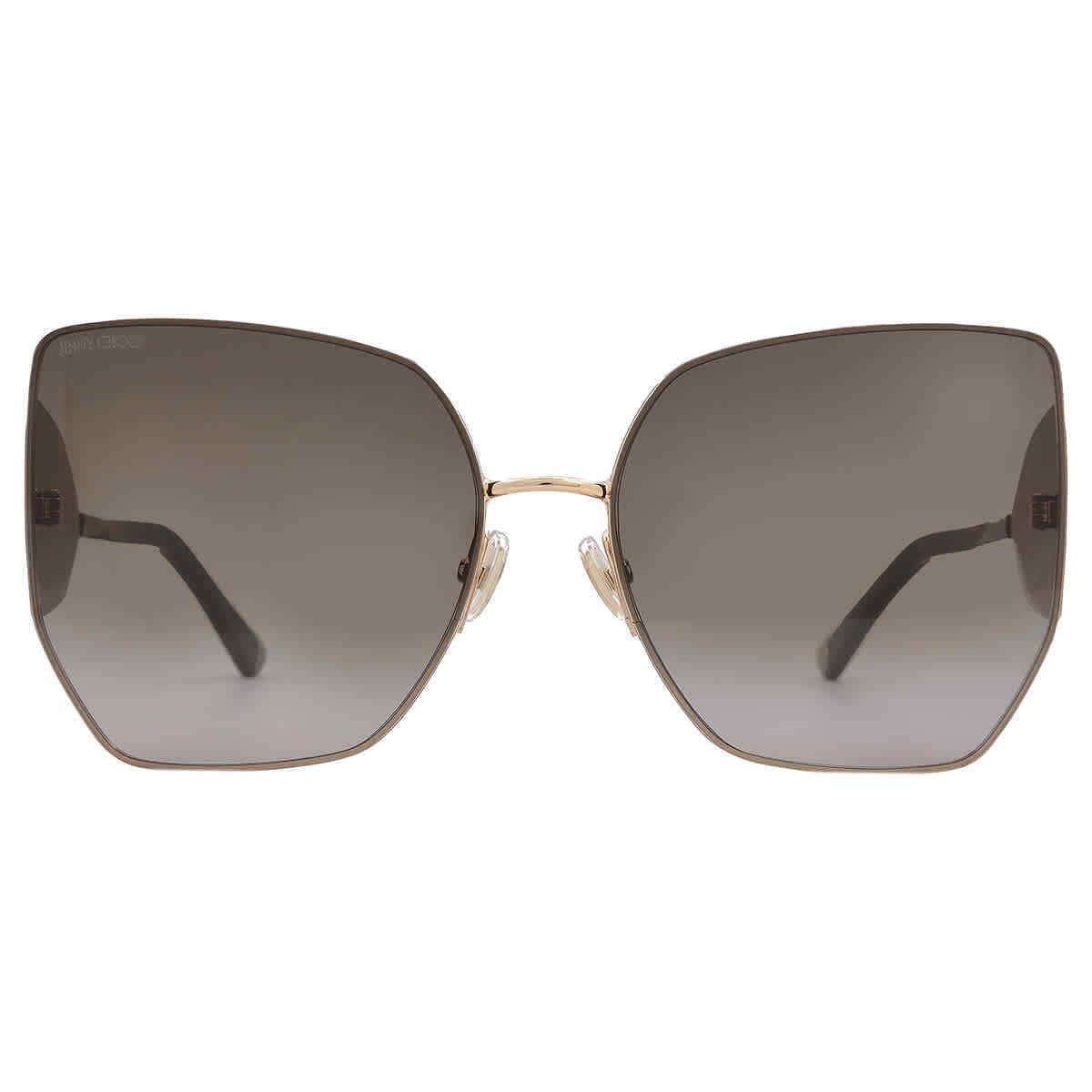 Jimmy Choo Brown Gradient Butterfly Ladies Sunglasses River/s 0763/HA 61