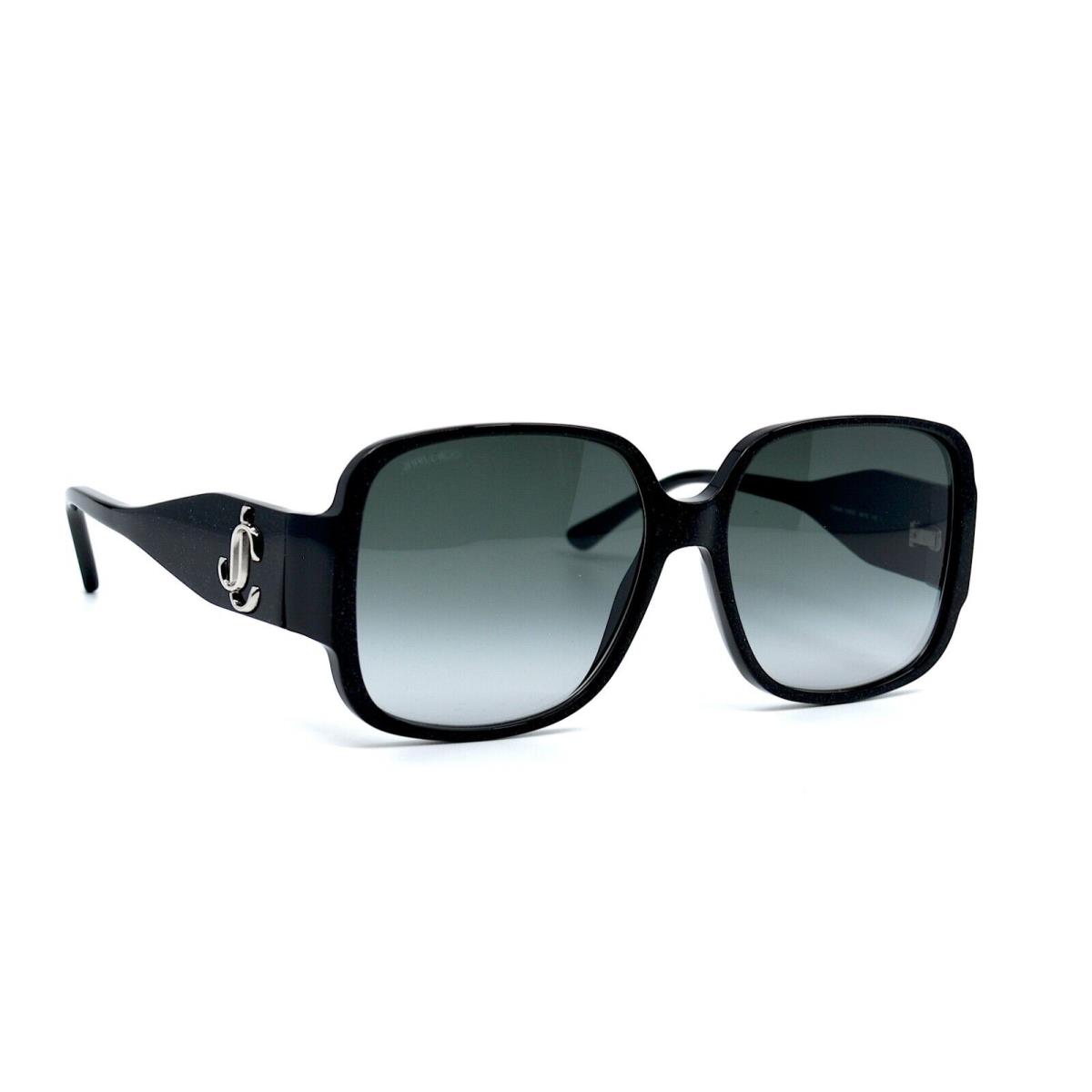 Jimmy Choo Tara/s Dxf Glitter Black Grey Sunglasses