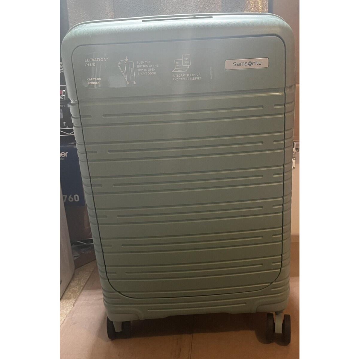 Samsonite- Elevationplus 23 Expandable Carry-on Spinner Suitcase -cypress Green